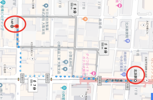ワークポート大阪の面談場所や最寄駅からのアクセス方法を分かりやすく解説！