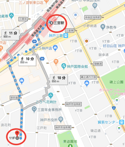 ワークポート神戸の面談場所や最寄駅からのアクセス方法を分かりやすく解説！